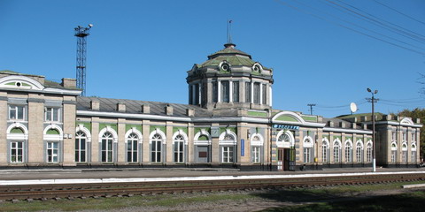 Современный вокзал станции